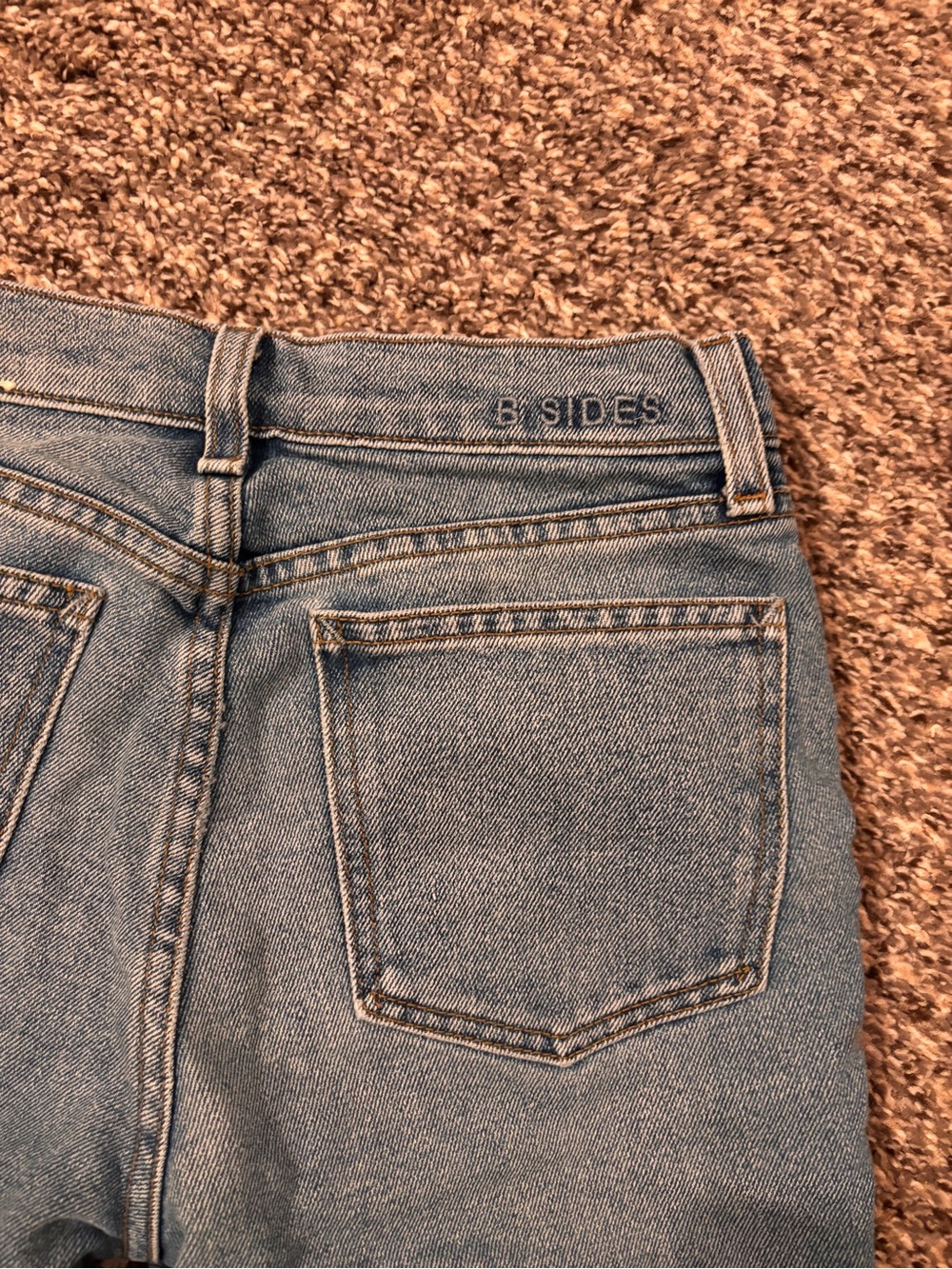 B SIDES Light Blue High-Rise Denim Jeans